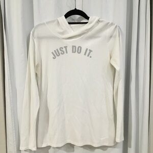 Nike White Long Sleeve T-shirt